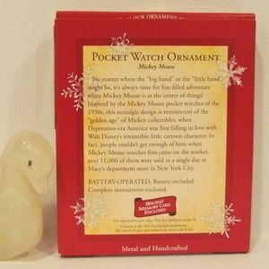Hallmark Other - Hallmark Ornament Disney Mickey Mouse Pocket Watch Hallmark Other - Hallmark Ornament Disney Mickey Mouse Pocket Watch